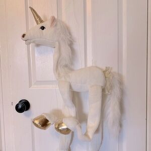 Large Unicorn marionette. Rare. Excellent condition!